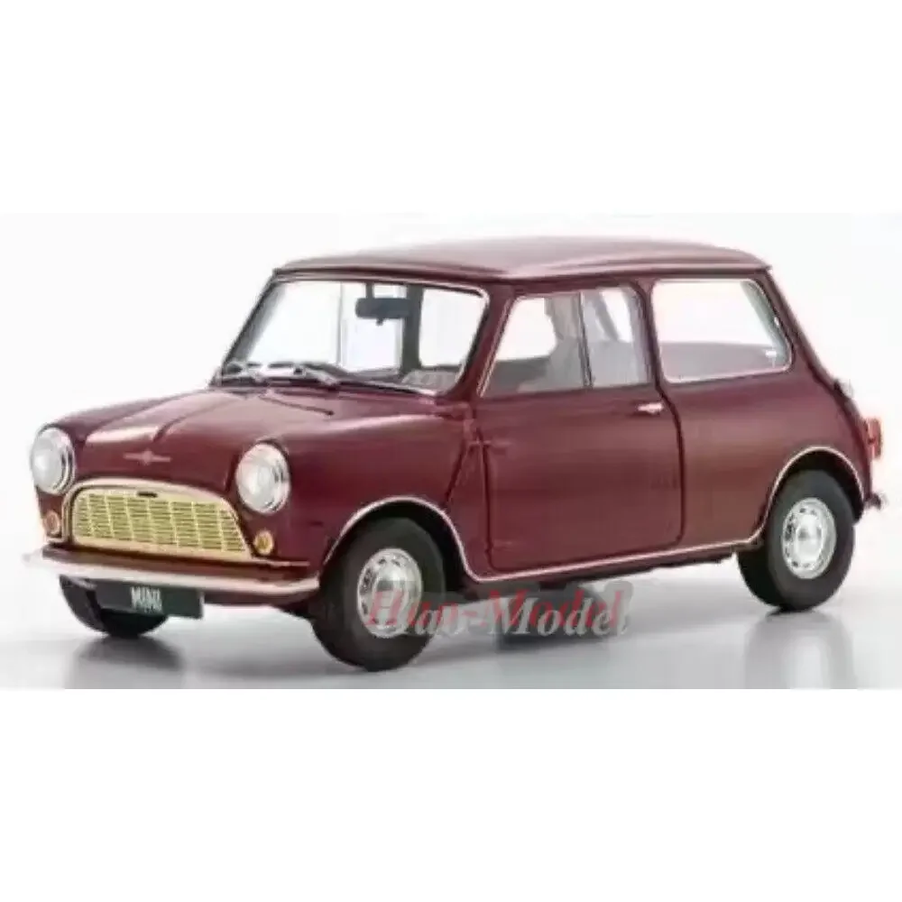 

kyosho 1/18 для Morris Mini Minor, металлическая модель автомобиля из сплава, литая под давлением, имитация игрушек, подарки на день рождения для мальчиков, хобби, демонстрационные украшения, красный