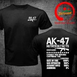 Vintage Classic Man AK 47 T Shirt Men Casual Fashion Military Fan Printed T-shirt AK47 O-neck Breathable Short-sleeve Camisetas