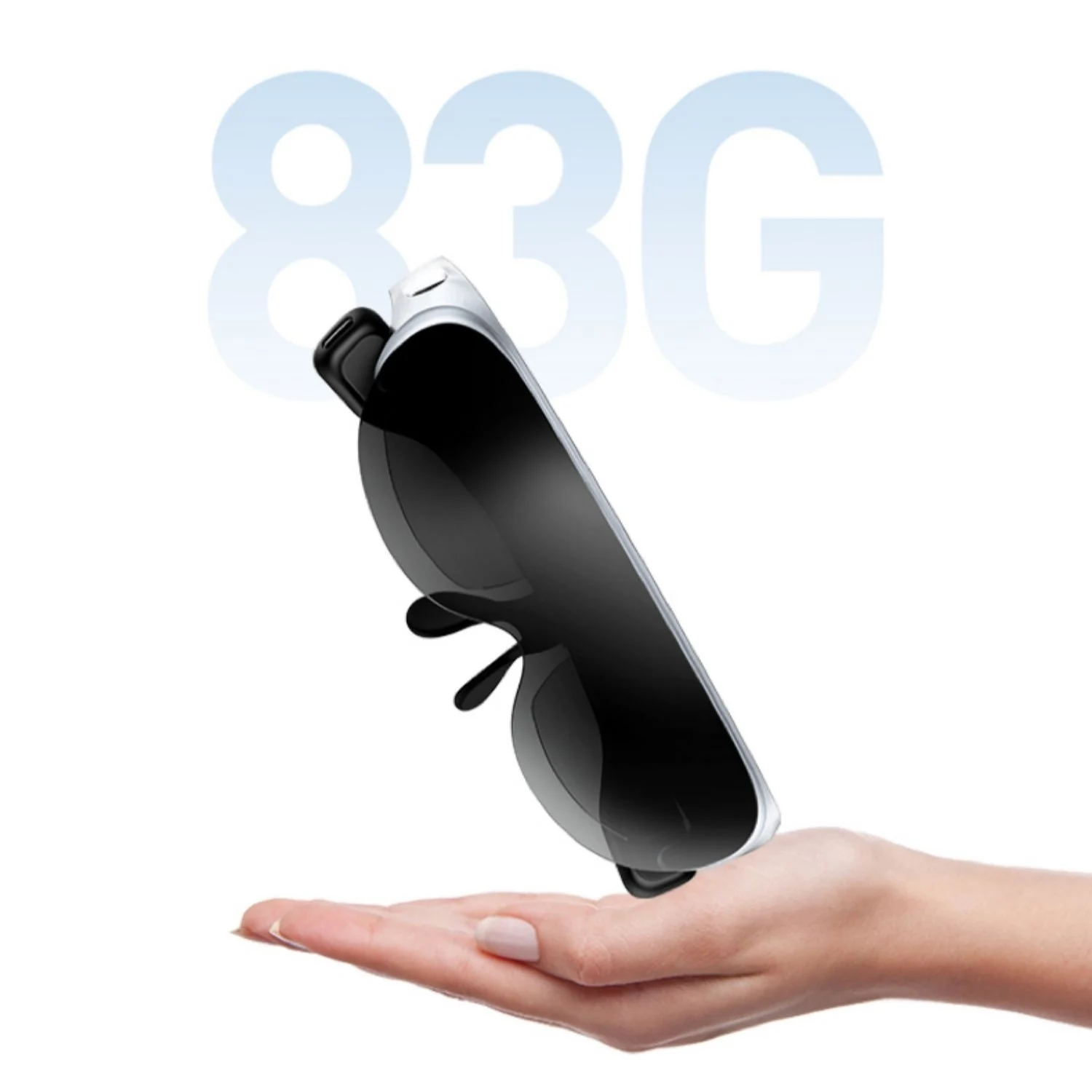 نظارات Rokid Air AR الذكية بشاشة 120 بوصة مع شاشة OLED مزدوجة 1080P 43 ° جهاز عرض الألعاب المنزلي القابل للطي FoV 55PPD