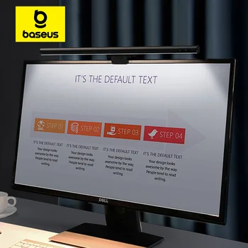 Baseus コンピュータライトデスクランプスクリーンライトラップトップ USB ランプ新しいハンギングライトテーブルランプモニターライト研究読書灯
