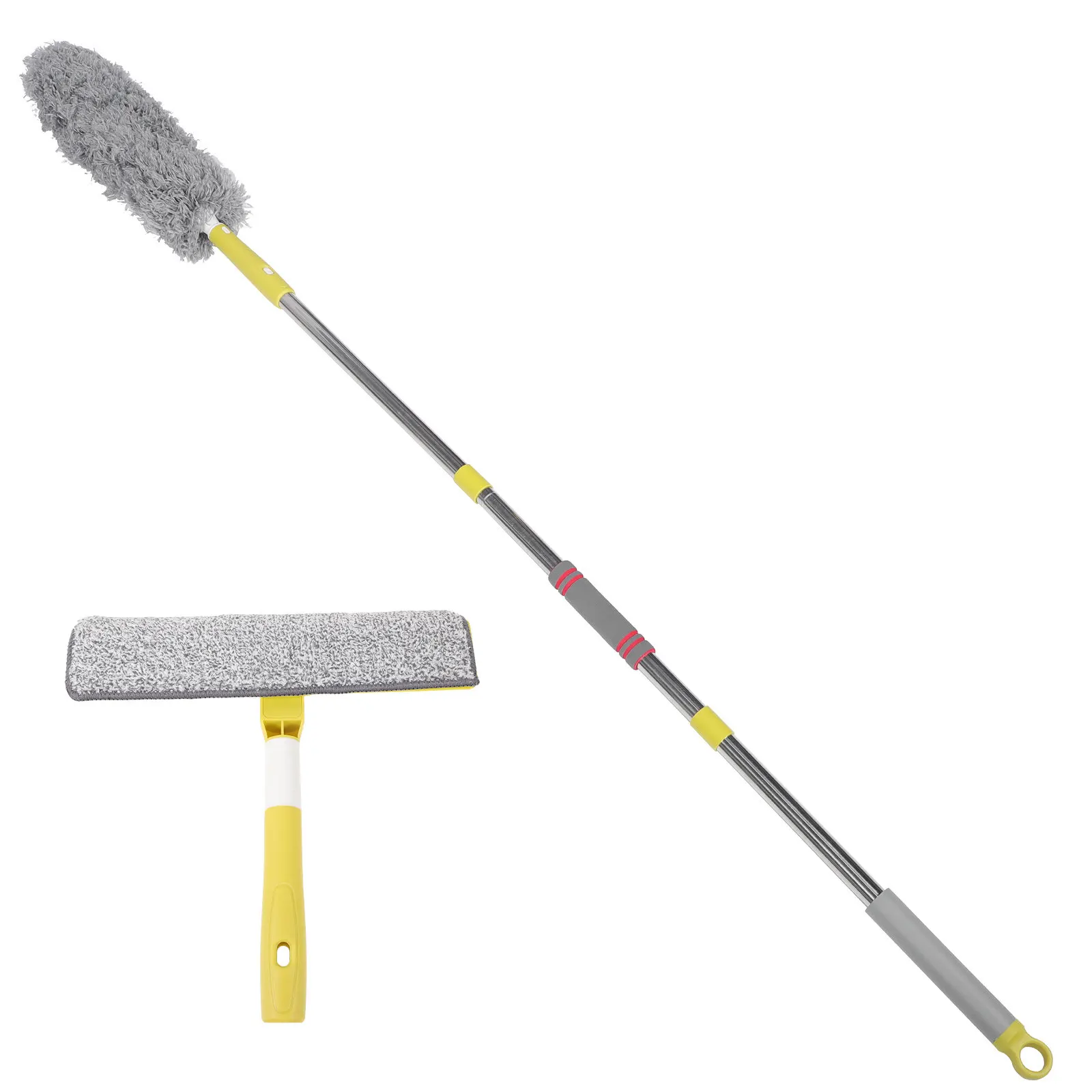 

Набор для уборки пыли: удлинительная штанга, щетка для потолочных вентиляторов, очиститель окон, универсальный очиститель мебели и паутин