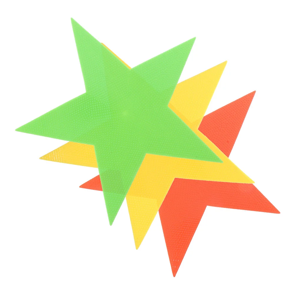 

3 Pcs Anti-slip Carpet Mark Floor Markers Dancer Dots Pentagram Basketball Pvc Teaching Spot for Classroom