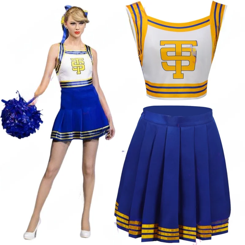 

Хэллоуин Черлидинг orm Performance Костюм Танцевальный костюм Косплей Наряд Длинная футболка Sve для подростков