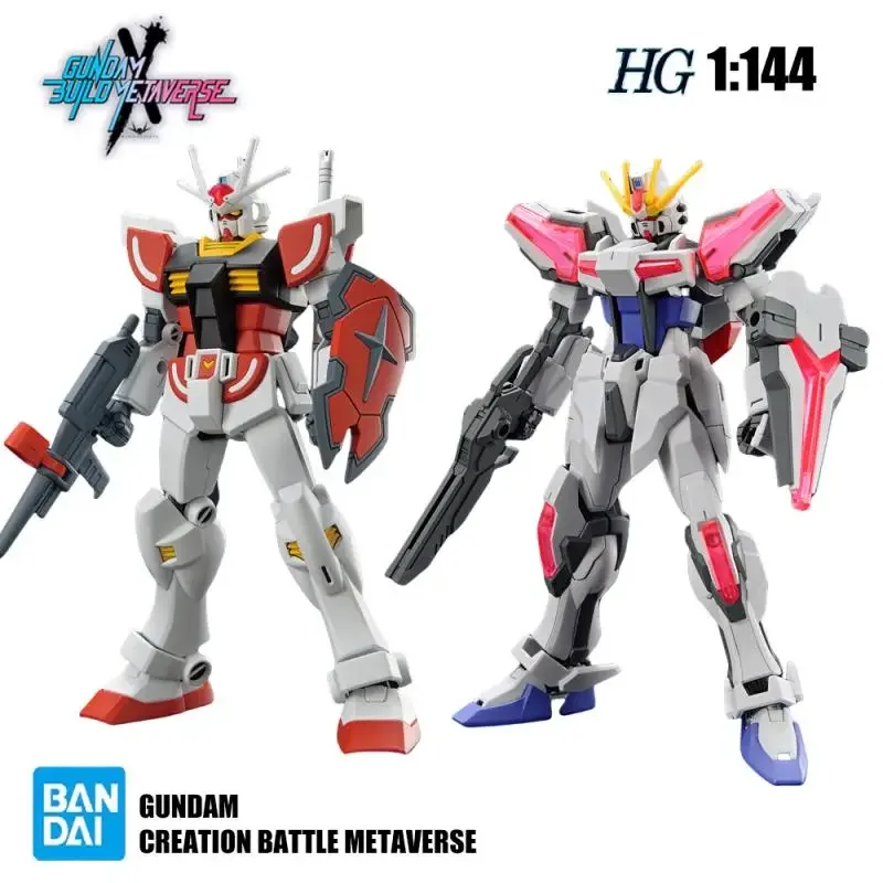 HOT Bandai Anime New Mobile Suit Gundam Set Creative Build Metaverse Hg1/144 Assembly Plastic Model Kit Action Toys Figures Gift