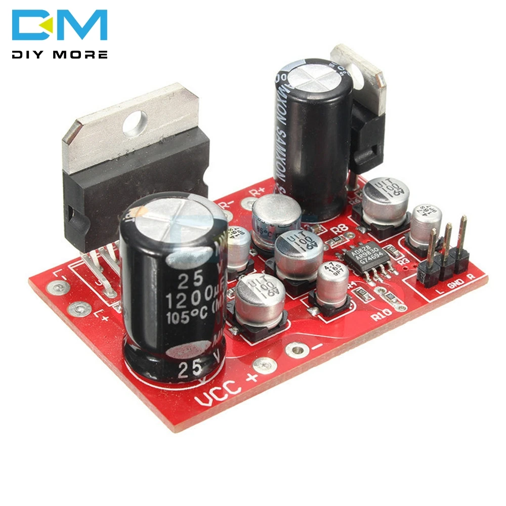 Diymore CD7379 38W+38W Stereo Amplifier Board DC 12V w/AD828 Preamp Super Than NE5532 Amplifiers Boards