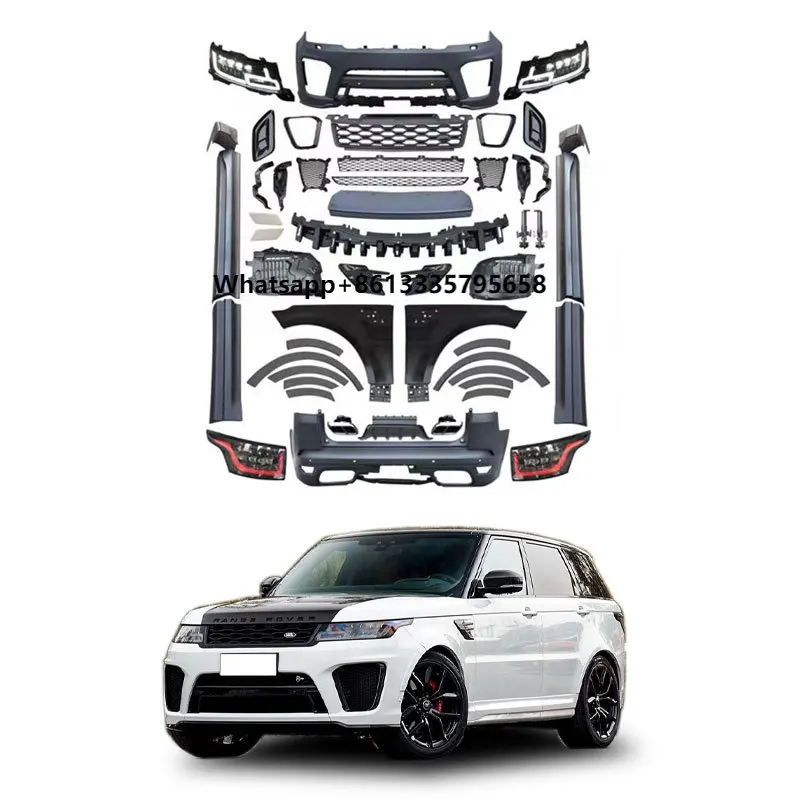 

For 2014-2017 Land Rover for Range Rover Sports SVR Appearance Upgrade Kit ABS Plastic Front Rear Fog Light New Model Car Parts