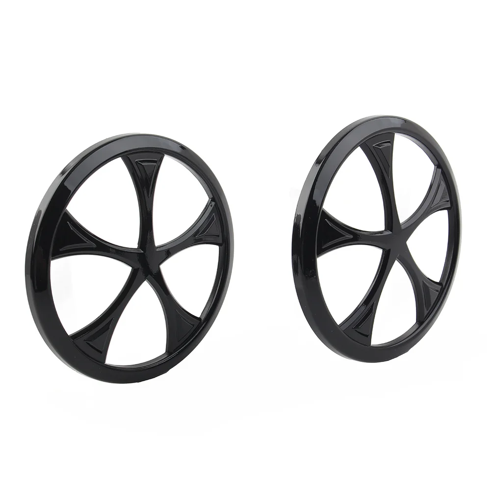 2Pcs Motorcycle Front Speaker Grill Trim Cover For Harley Trike Tri Glide Ultra Classic 2014-2022