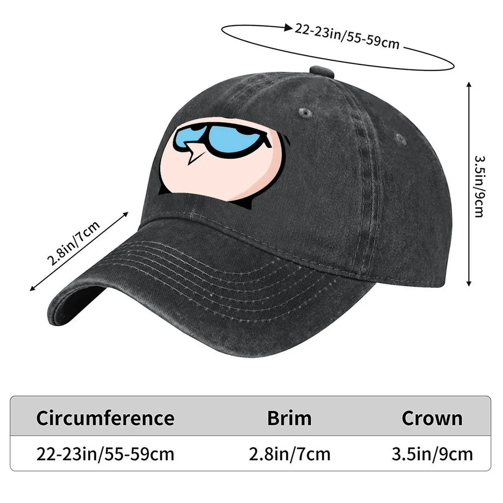 Dexters مختبر Dexters مختبر قبعة بيسبول كبيرة الحجم قبعة الصيد قبعات رجل Snapback قبعة متعة القبعات الفتاة القبعات الرجال