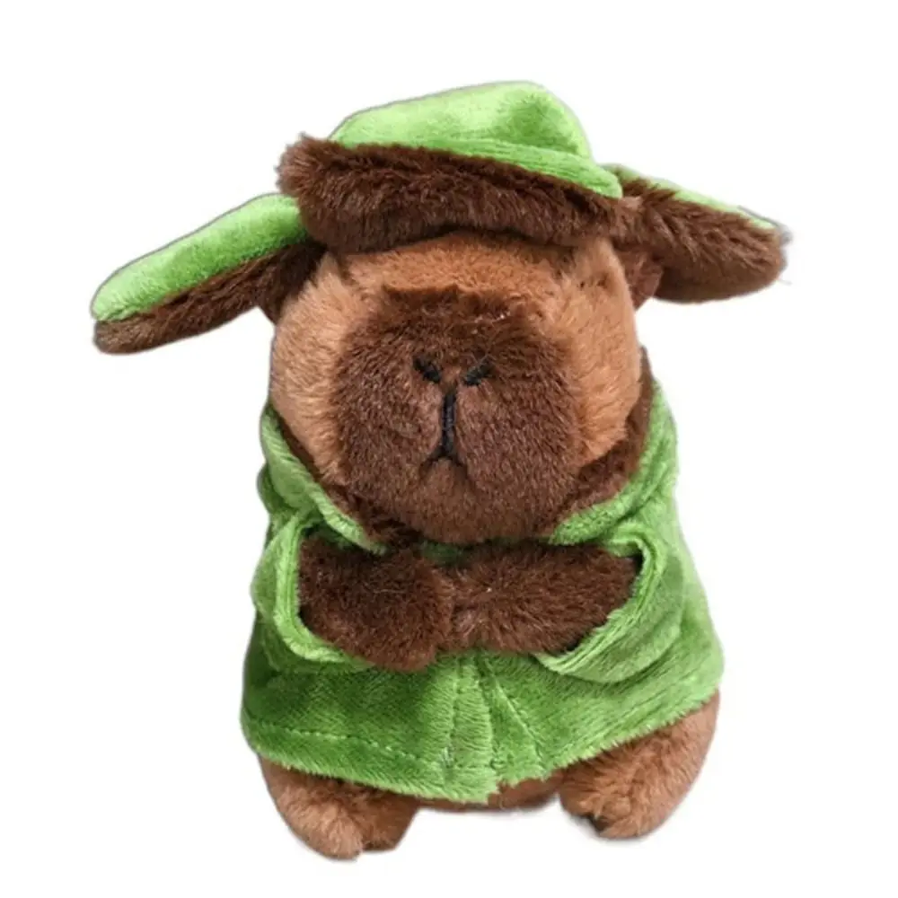 Multicolor Simulation Capybara Pendant Cartoon Capybara Cute Toy Plush Capybara Keychain Stuffed Animals Guinea Pig