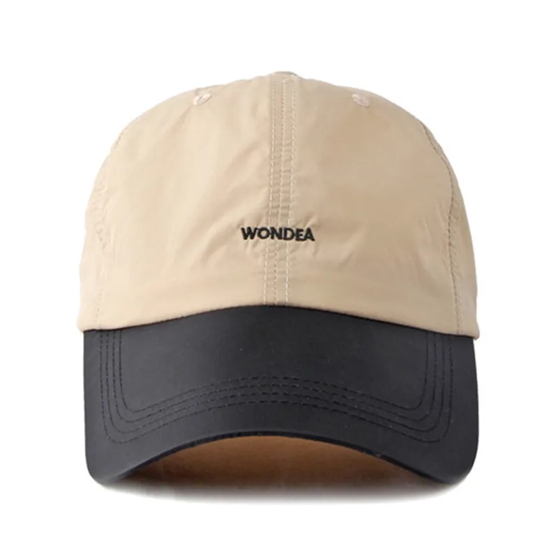 Casquette de baseball épissée pour hommes et femmes, chapeaux de camping, casquette de pêche, casquette de golf, crème solaire, personnalité, snapback, printemps, été, nouveau