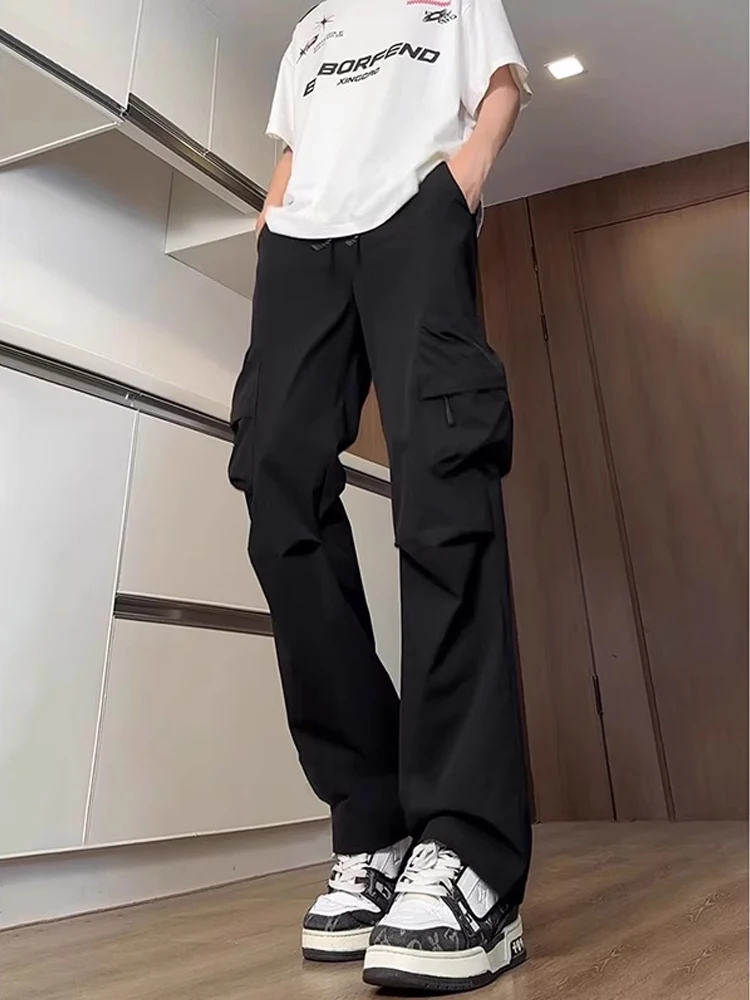 

Bla Samurai плиссированные большие рабочие брюки мужские водонепроницаемые брюки из ледяного шелка Qui Dry для скалолазания на открытом воздухе американская функция...