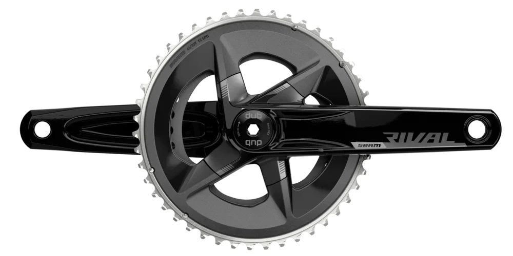 SRAM Rival Crankset 12 SPEEDS DUB bottom bracket adds durability X-Range gearing technology gives you more range