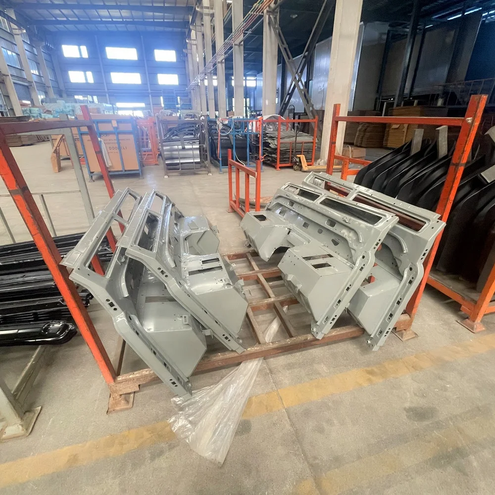 تعديل باب السيارة عالي الجودة، الحاجز، الجناح، الوفير. إطار الزجاج الأمامي، حوض، لوحة السقف، غطاء محرك السيارة لسيارة Land Rover Defender 90 110 #4