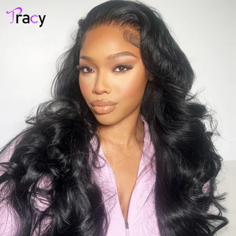 Tracy Hair Wear and Go Glueless Wig Body Wave Lace Front Wigs Human Hair 180 Density 4x4 Hd Lace Closure Wigs Human Hair