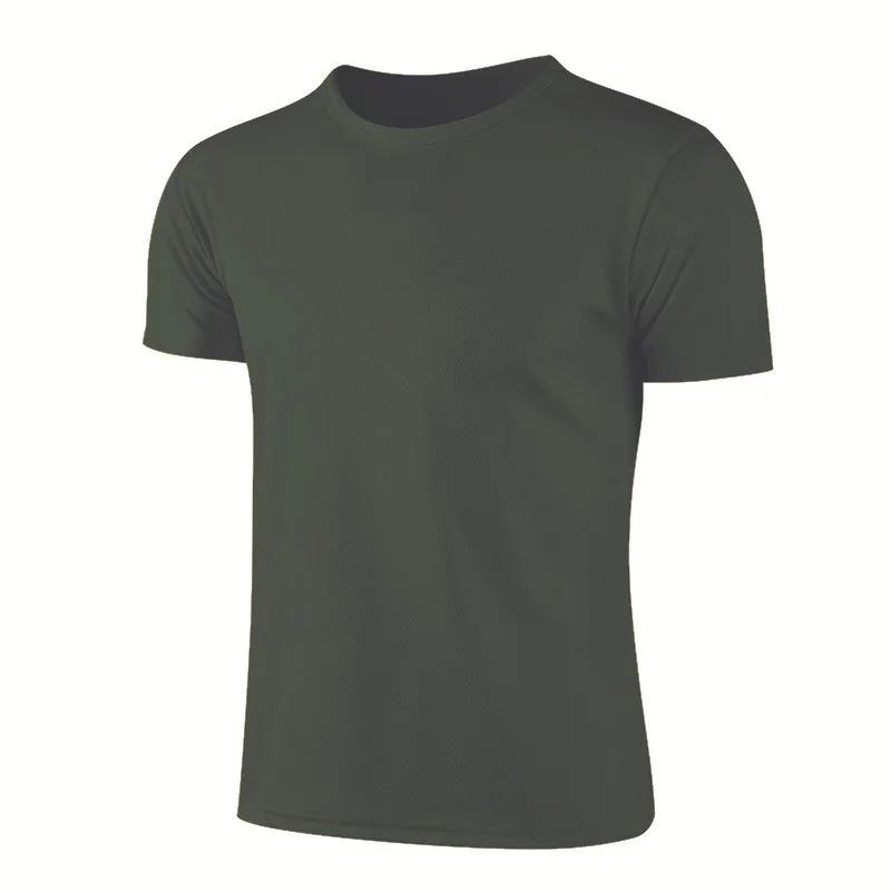 Sommer-T-Shirt mit Rundhalsausschnitt, schnell trocknend, kurzärmelig, Arbeitsuniform, Wahlkampf-T-Shirt für Männer und Frauen – Detail 16