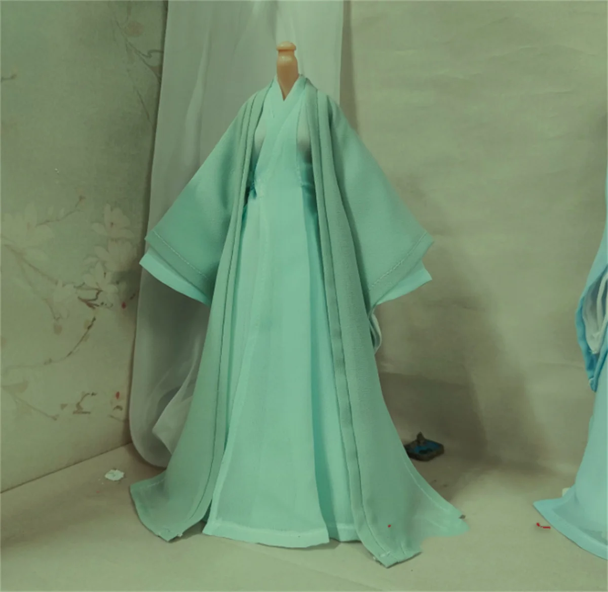 Customize Long Dress 1/6 Female Tradition Hanfu Long Dress Chinese Ancient Shirt Clothing Suit for 12inch Action Figure Toys