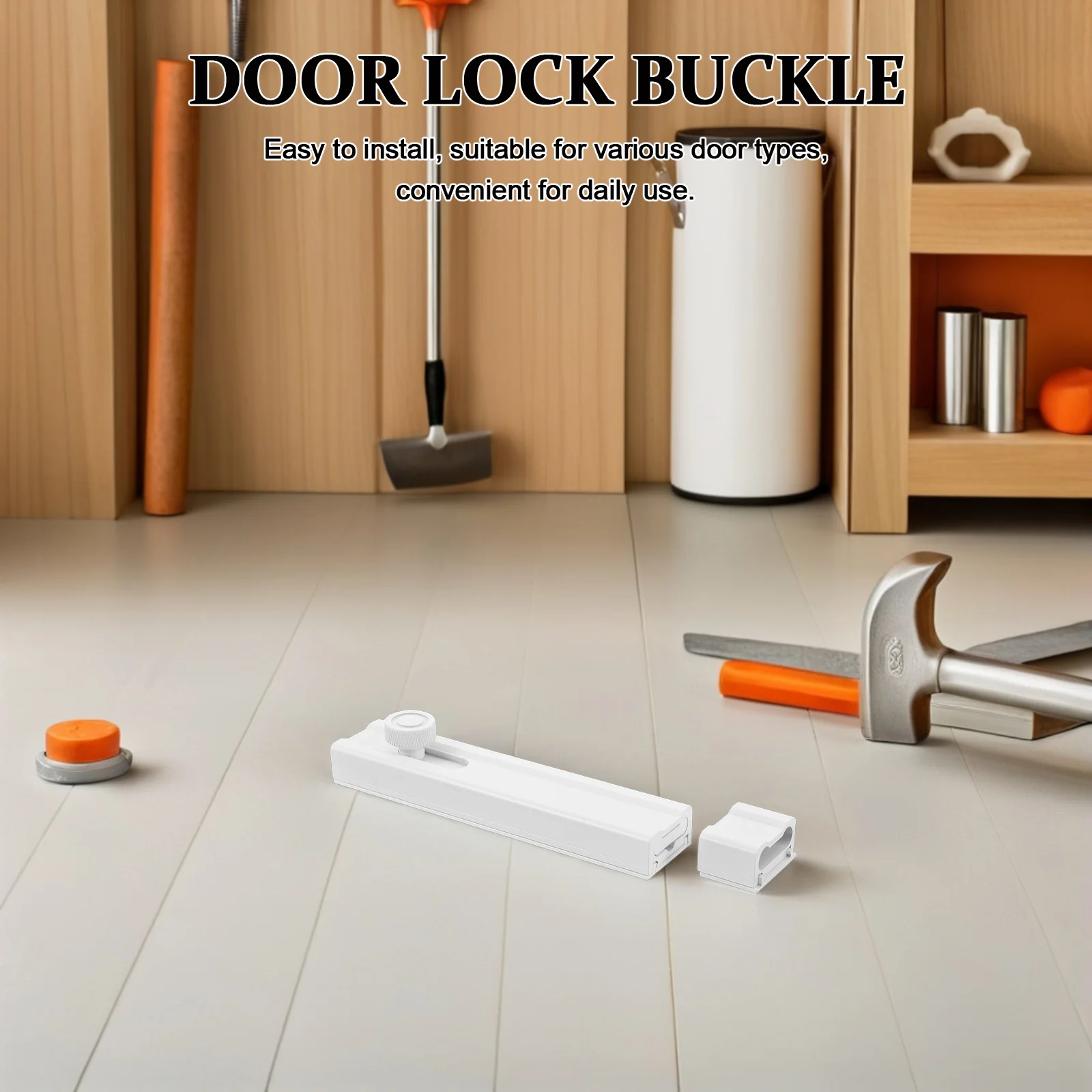 

Slide Latch Lock Anti-Theft Door Bolt Hardware Metal Security Night Latch For Bedroom Bathroom Interior Barn Shed Rv Hotel Heavy