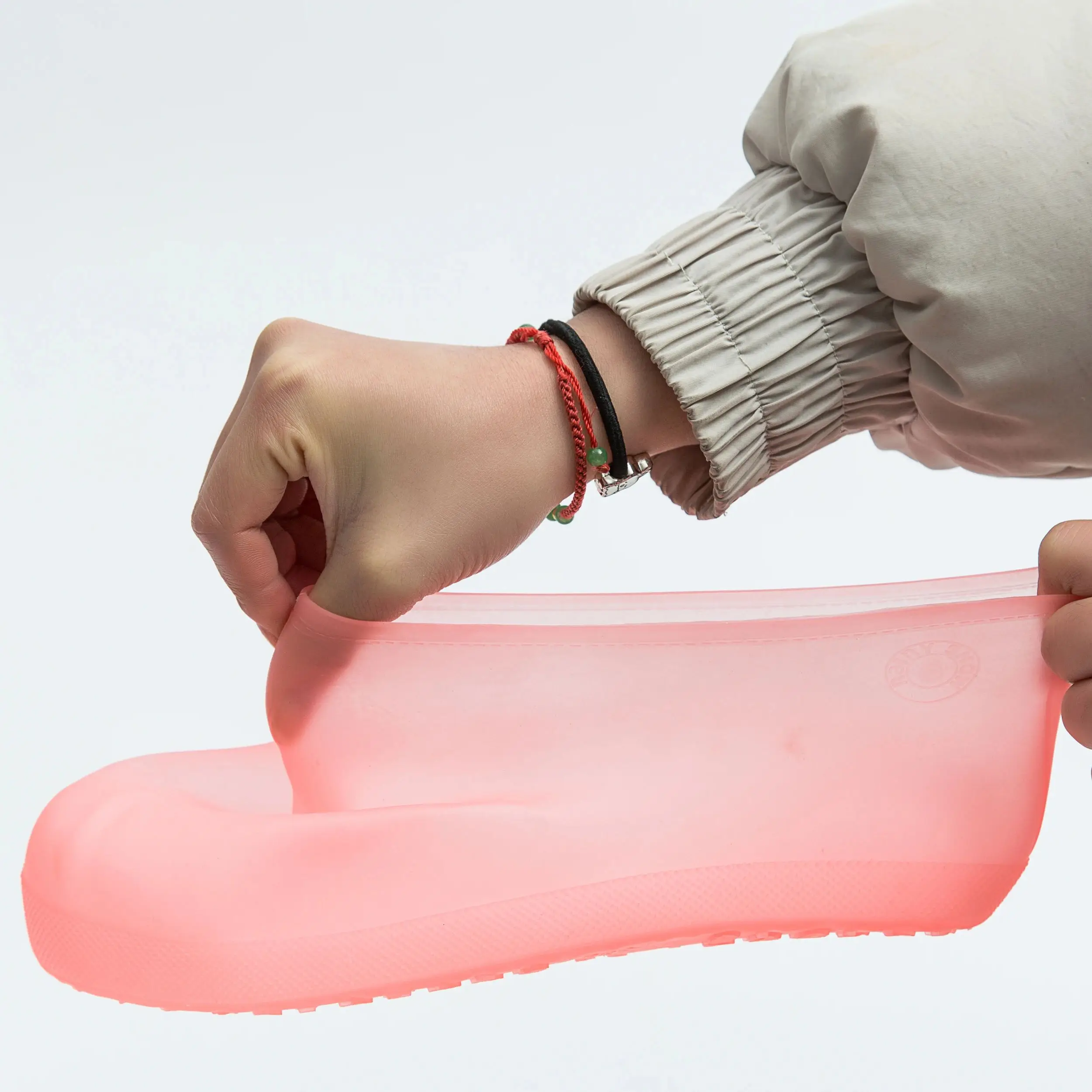 shoe covers Women's Waterproof PVC Coated Rain Boots Anti-Slip Minimalist Fashionable Outdoor