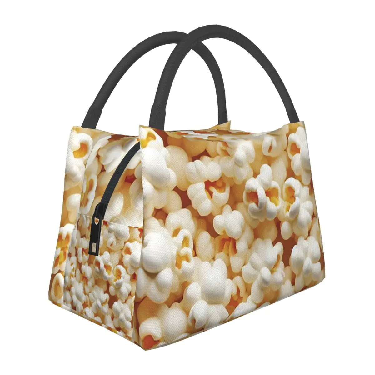 Hot Buttered Popcorn Lunch Bags Insulated Bento Box Waterproof Lunch Tote Picnic Bags Cooler Thermal Bag for Woman Girl Work