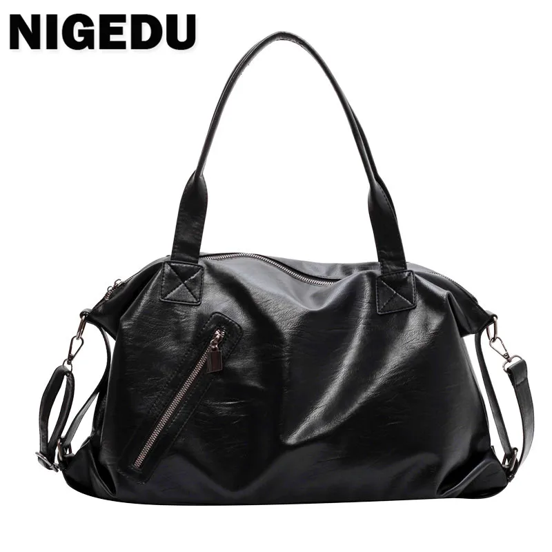 Women handbag Large capacity 2022 new winter Soft PU leather Ladies big Totes design female Shoulder bags Travel shopping bags