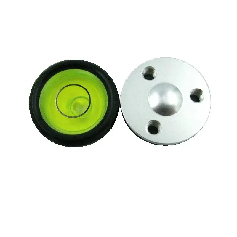 Prism Pole Bubble Right Bracket Bubble Levels Carbon Fiber Spirit Level Bubble with Mounting Holes for Haida DIA19*13.5mm