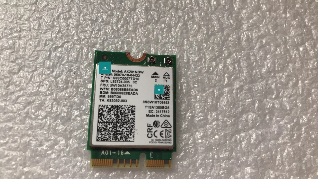 Para LENOVO ThinkPad R14 E14 E15 Gen2 G4 tarjeta de red inalámbrica módulo Bluetooth 5W10V25775