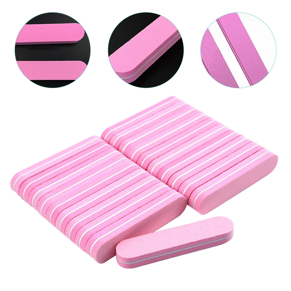 20 pz Mini Lime Riutilizzabili Leggero Blocco Buffer Per Unghie Double Sided Per Unghie Acriliche Kit di Strumenti Per Manicure Lime Per La Cura Delle Unghie