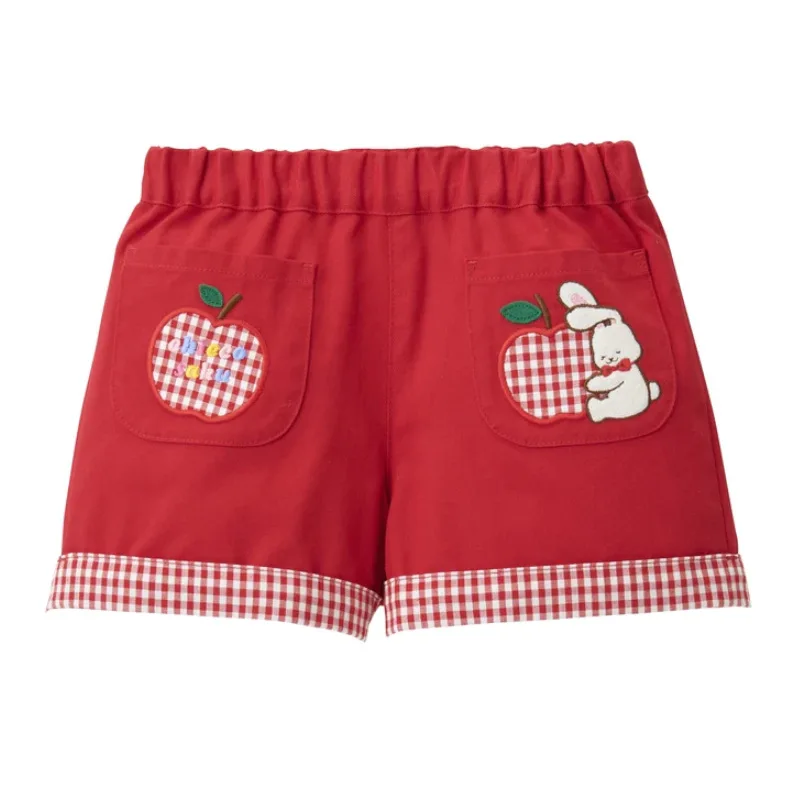 Girls Shorts Cartoon Bunny Pants Capris Vetement Enfant Fille Casual Pant Baby Girl Clothes Pantalones Roupa Infantil Menina