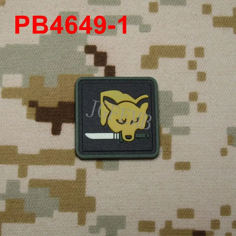 FOX HOUND Special Force Group 3D PVC Patch, 2 Pieces