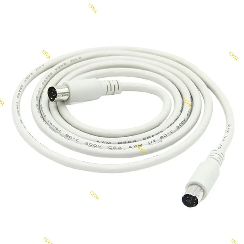 15ya versátil 8pin macho din para várias aplicações áudios Round Head