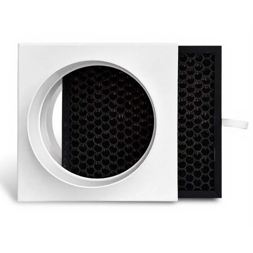 HEPA Duct Air Filter 15x15x10cm ABS Housing High Efficiency Filtration Suitable for Homes Cafes Offices and Malls
