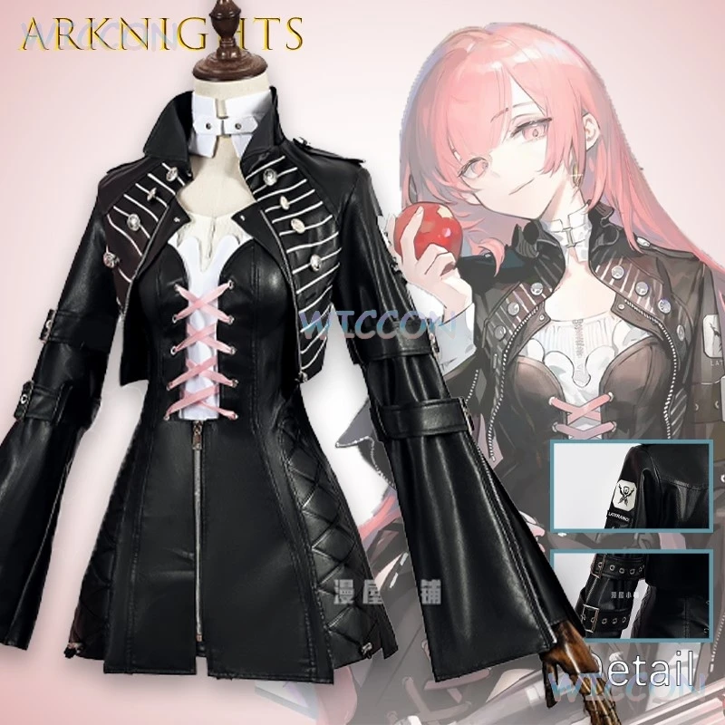

‌ ‌ Lemuen Elite1 Косплей Костюм Arknights Rhythm Connection Полный аниме-игровой персонаж Хэллоуин Вечеринка Наряд ‌ Двойное проникновение