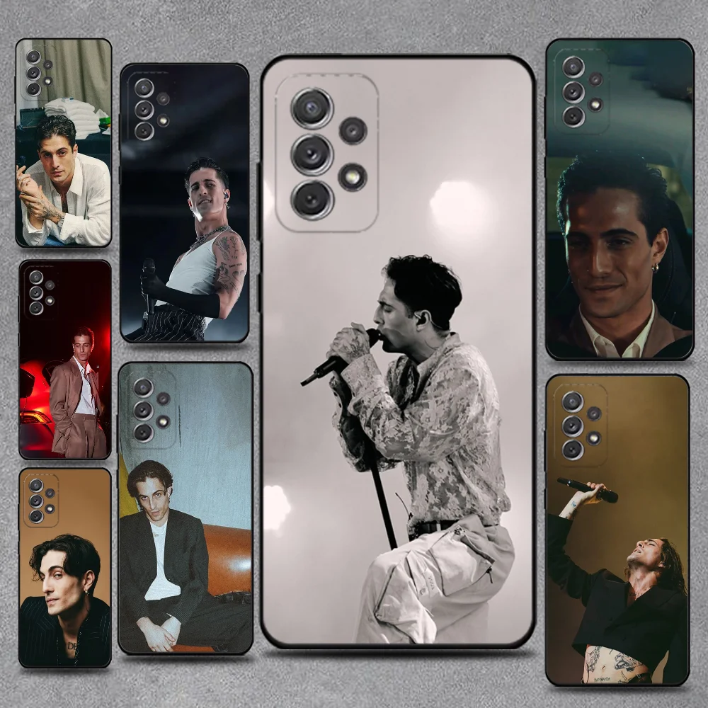 

Maneskin Damiano David Phone Case For Samsung S25,S24,S21,S22,S23,S30,Ultra,S20,Plus,Fe,Lite,Note,10,9,5G Black Cover