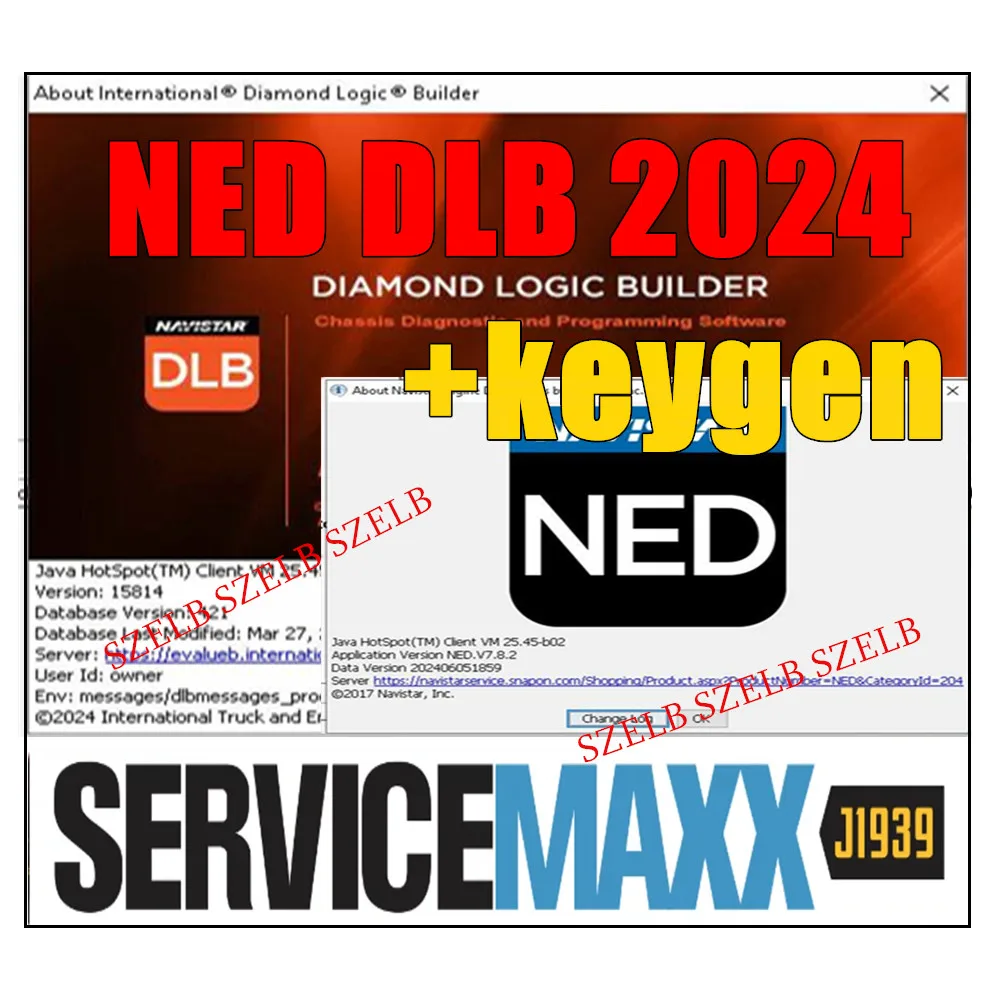 

2025 Горячий! 2024 NED DLB 2024 Navistar Диагностика двигателя Алмазный логический строитель + неограниченное количество Keygen + обслуживаниеMaxx J1939 Бесплатная установка