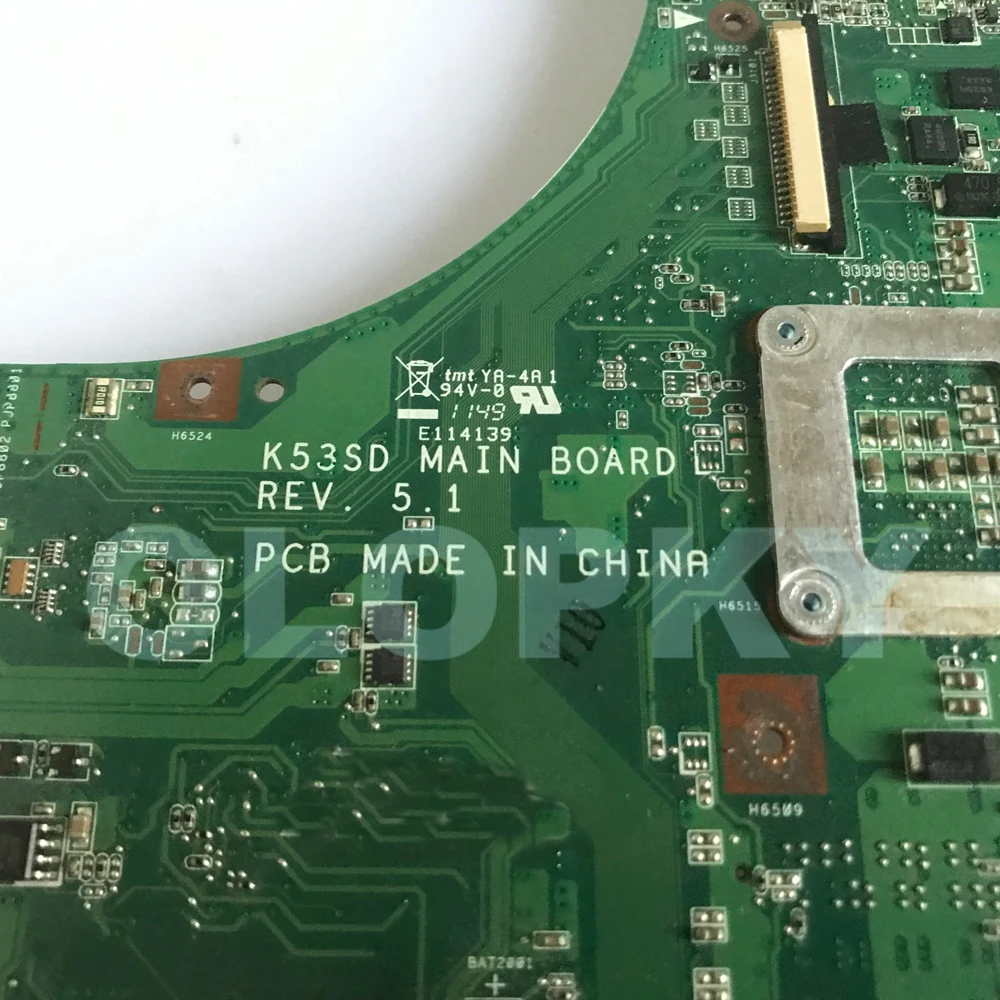 

Материнская плата K53SD с графическим процессором GT610M 2 ГБ для ноутбука ASUS K53E K53, материнская плата PGA989 DDR3