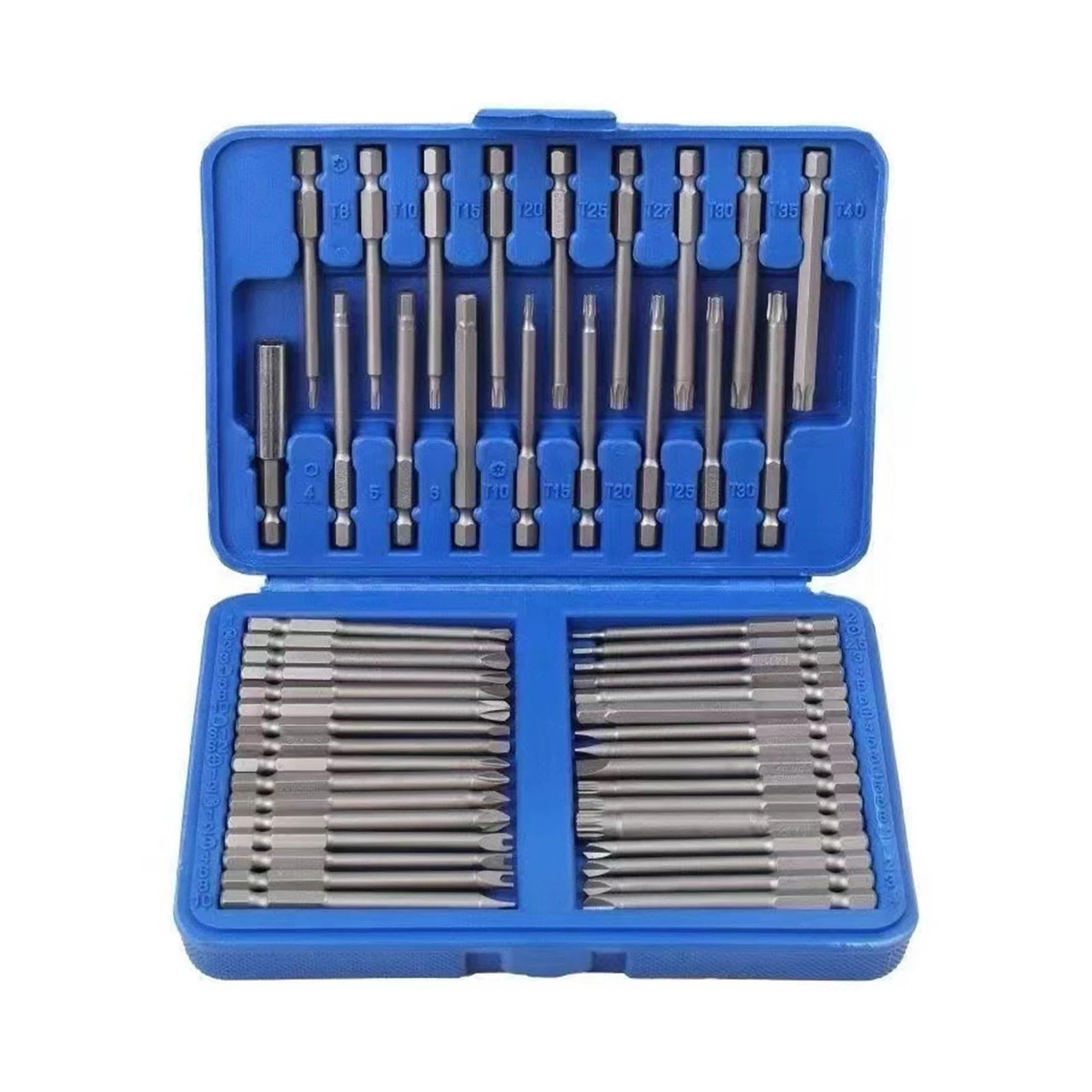 

50Pcs Screwdriver Bit Set Security Bit Set Extra Long Magnetic Driver Kit Drill Screwdriver Bit Set Screw Driver Bits with Case