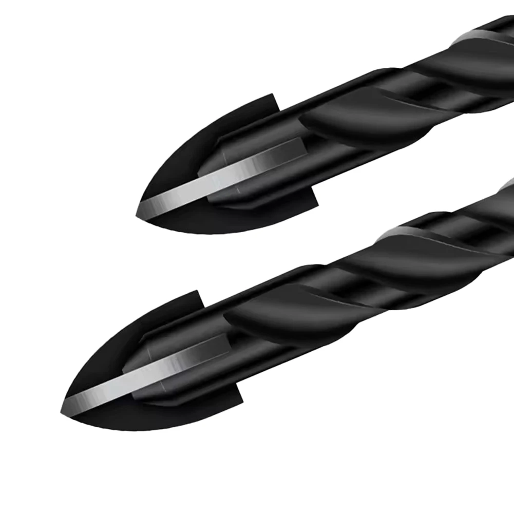 

7pcs Hex Shank Cross Head Tile Drill Bits for Glass Wood Brick Tile and Plastic Featuring Carbide Tips and Spiral Chip Flute