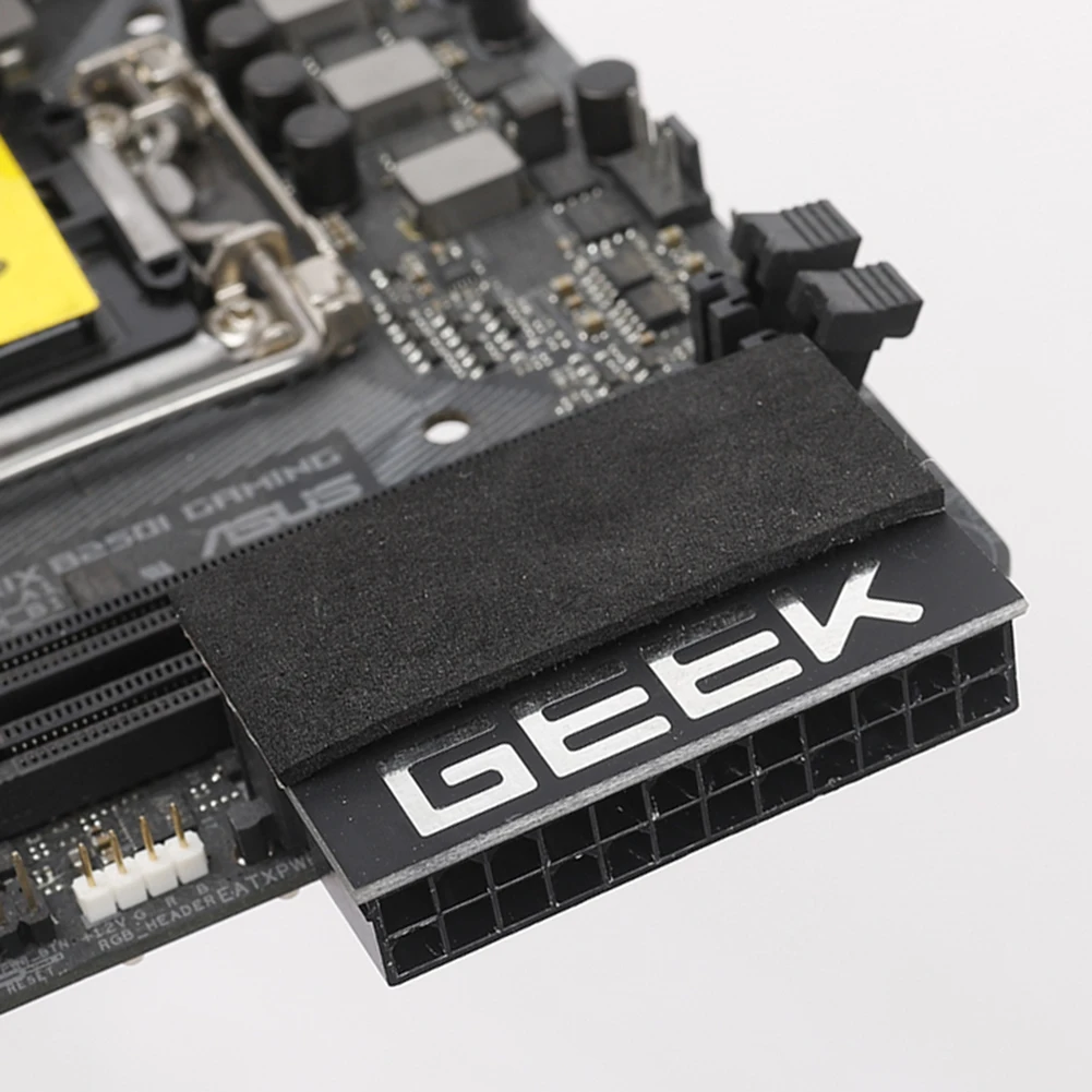 อะแดปเตอร์แปลงไฟ 90 องศา ATX 24 พิน ตัวเมียเป็นตัวผู้ สำหรับสายไฟเดสก์ท็อป