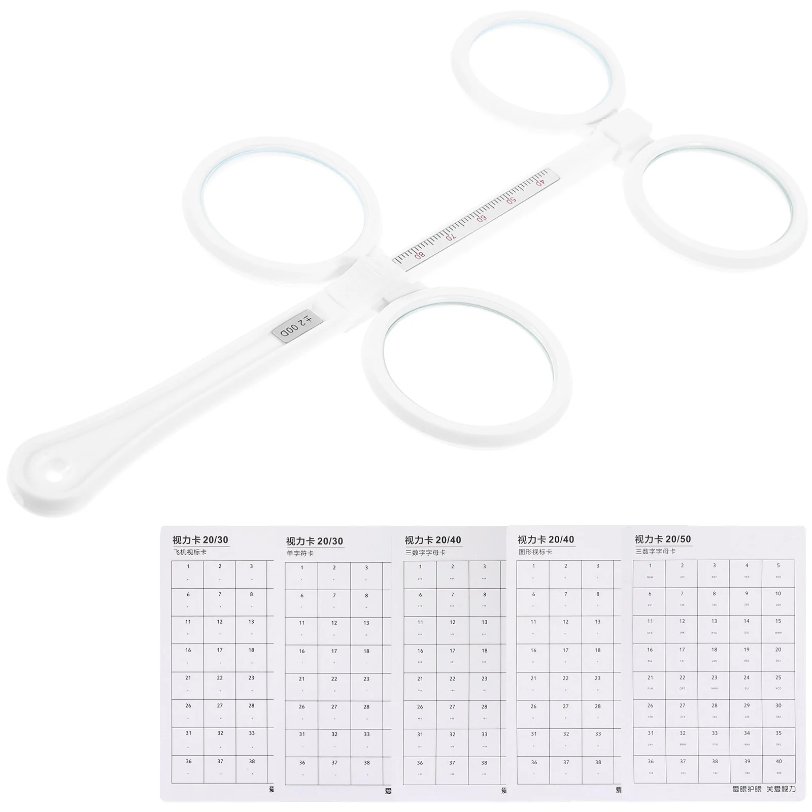 Dual-Sided Optometry Flipper Vision Training Device Adjustable Optical Instrument For Eye Exercise Home Use Teaching