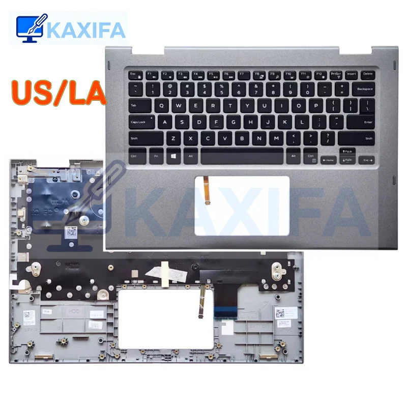 0JCHV0 JCHV0 NEW Laptop Palmrest US/LA keyboard upper case For