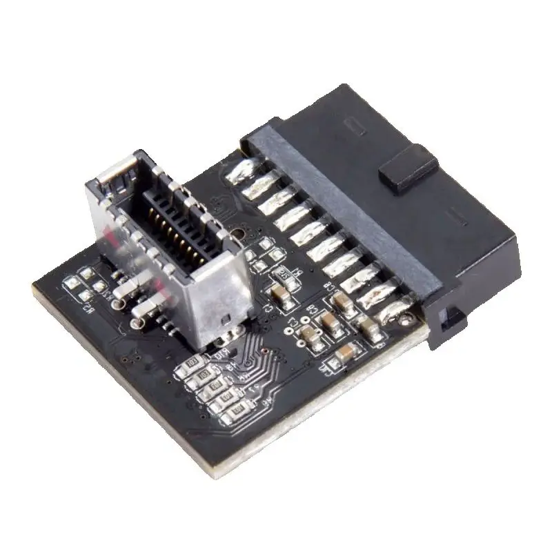 

USB 3.1 Front Panel Socket to USB 3.0 20Pin Header Male Extension Adapter for Motherboard