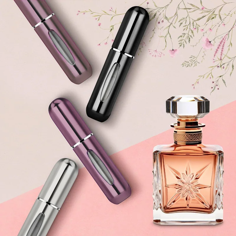 ​Mini Perfume Atomizer - Compact & Leak-Proof for Travel - Refillable Spray Bottle for Purse