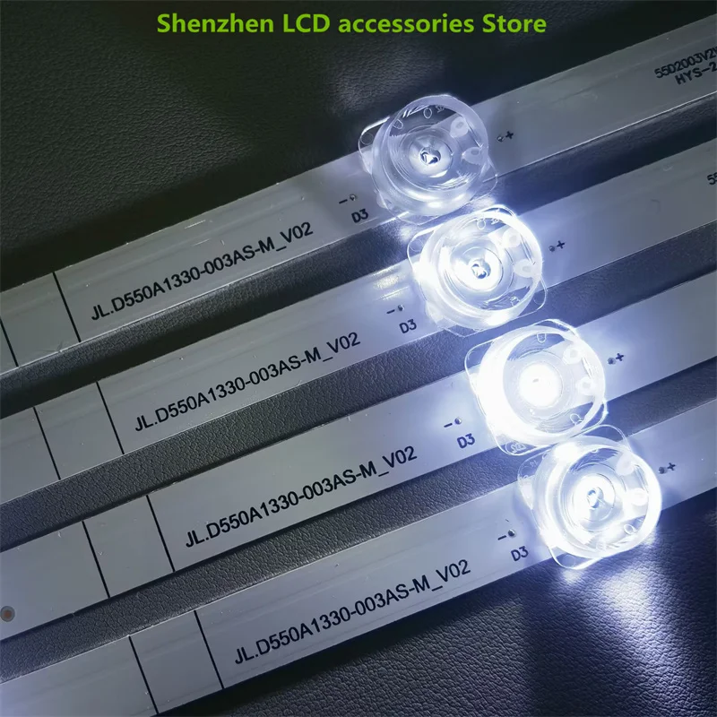 LED backlight strip for JL.D550A1330-003AS-M_V02 CRH-BX55V1U713030T04108CS-REV1.2  light bar 100% new