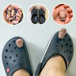 Funny Toe Shoe Charms DIY Mini 3D Stereoscopic Toe for Shoes Accessories Unique Shoe Decoration Charms for Women Men