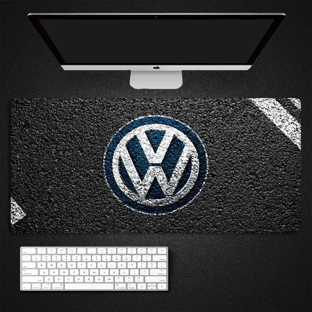 V-Volkswagen logo mouse pad Mouse Pad Gaming Mousepad Large 900x400mm MouseMat Gamer Mause Carpet PC Desk