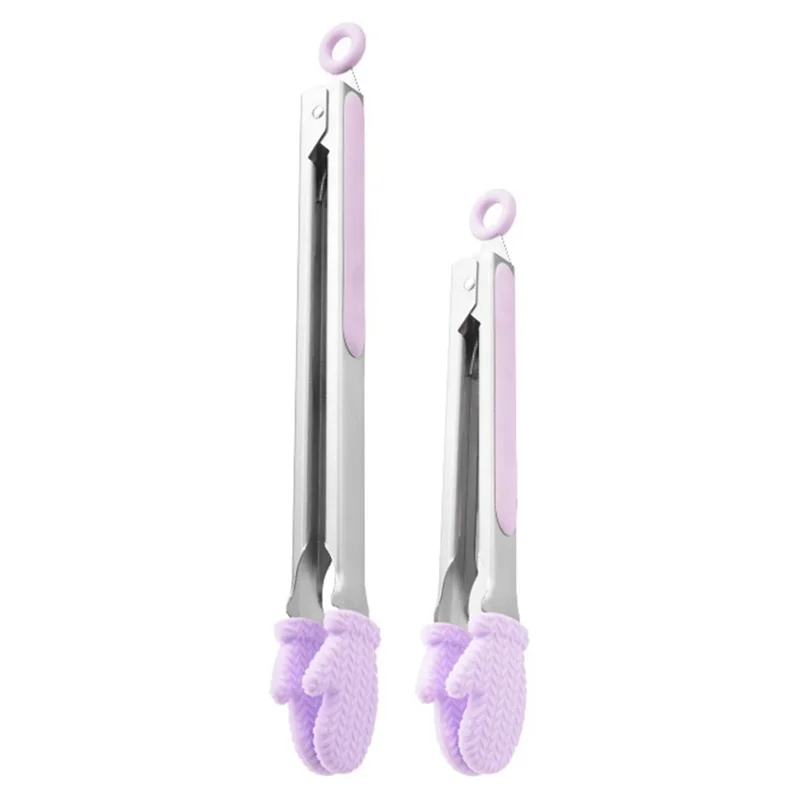 

UISN Barbecue Bread & Food Clips High Temperature Anti-Scalding Extended Steak Clips Barbecue Tools