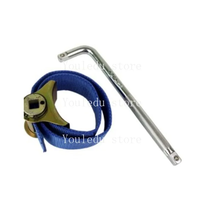 1PC Adjustable Truck Car Oil Filter Wrench 40-180mm Range Oil Filter Wrench Remover Puller Canvas Belt Set