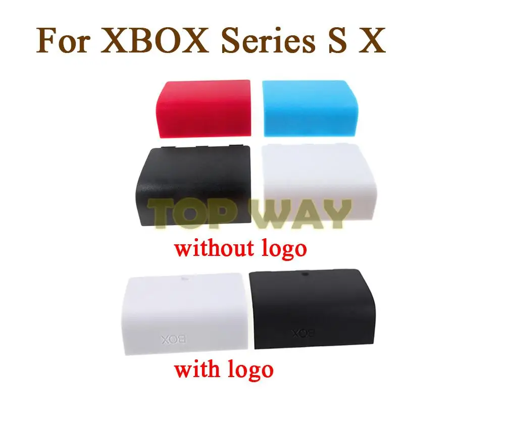 3pcs Replacement Housing Door Cover for Xbox Series X S Controller Battery Shell Lid Back Case White Wholesale