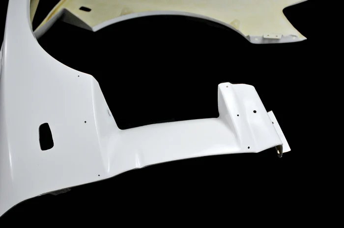 قطع غيار السيارات Mitsubishi Evolution 8 9 VRS Style Aero GT ذات فتحات أمامية من الألياف الزجاجية