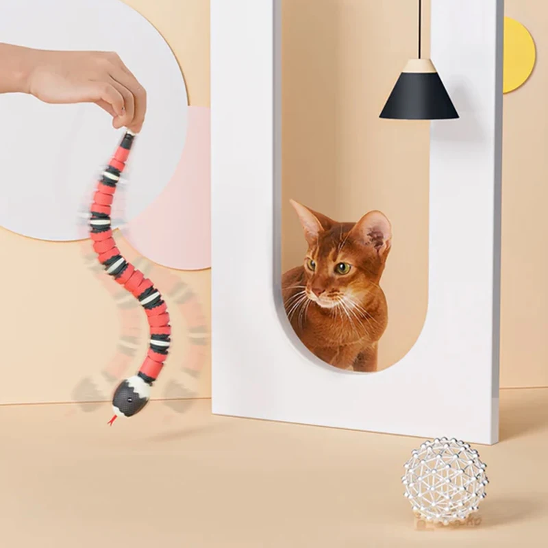 Jouet de Détection Intelligent pour Chat, Interactif, existent, pour l'Intérieur, pour Chaton, Rechargeable par USB